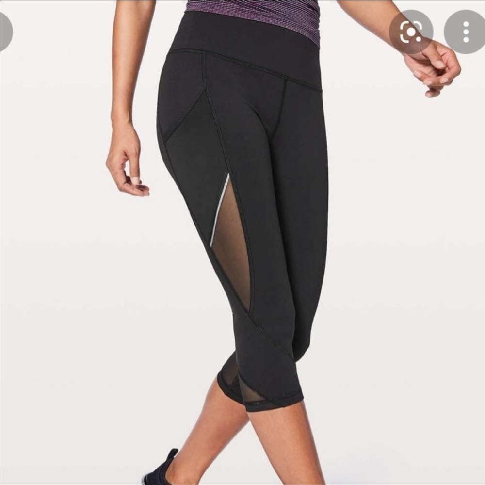 Lululemon Fast as Light cropped leggings size 6